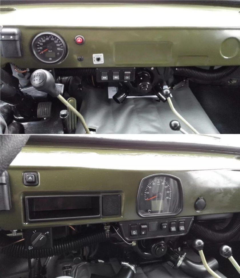 Приборная панель УАЗ 3962