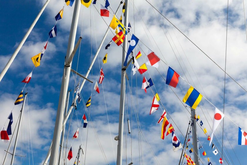 Nautical signal flags