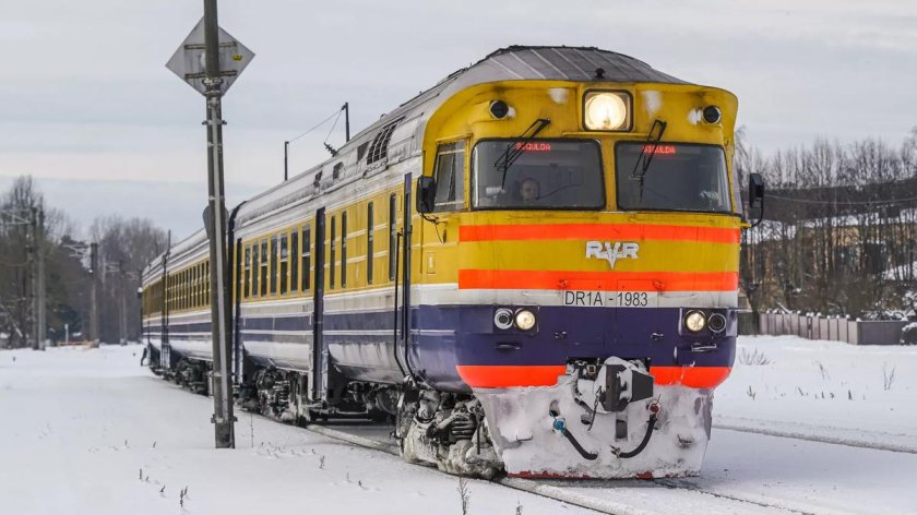 Поезд Рига Вентспилс