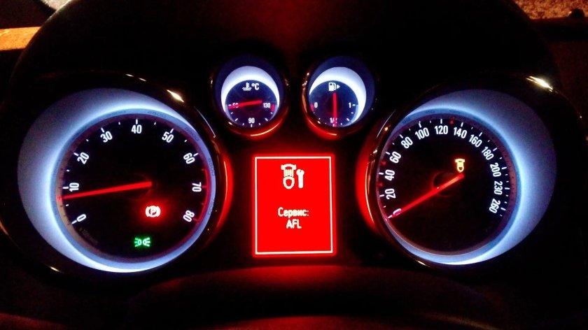 Приборная панель Opel Astra