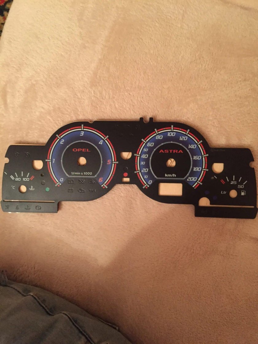 Приборка Опель Астра g