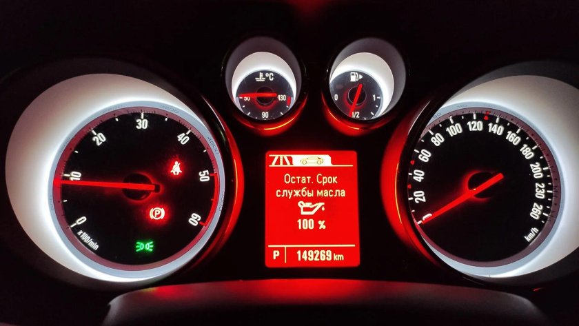 Приборная панель Opel Astra