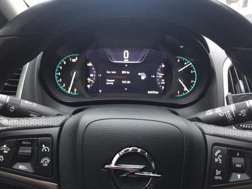 Цифровая приборная панель Opel Astra j