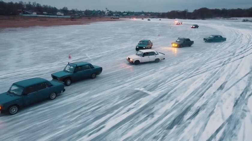 Дрифт на льду