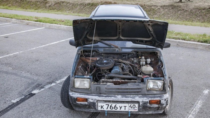 Дрифт Ока на заднем приводе