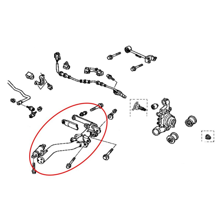 Задняя подвеска Хонда СРВ 2 схема