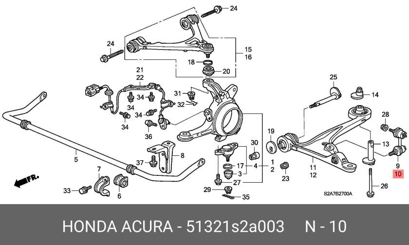 Ходовая Хонда СРВ 2