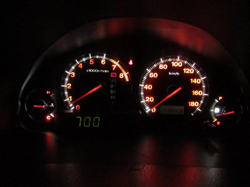 Приборки на Civic 2001