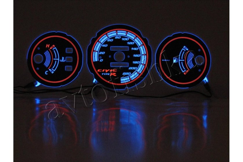 Шкалы приборов Honda Civic EG