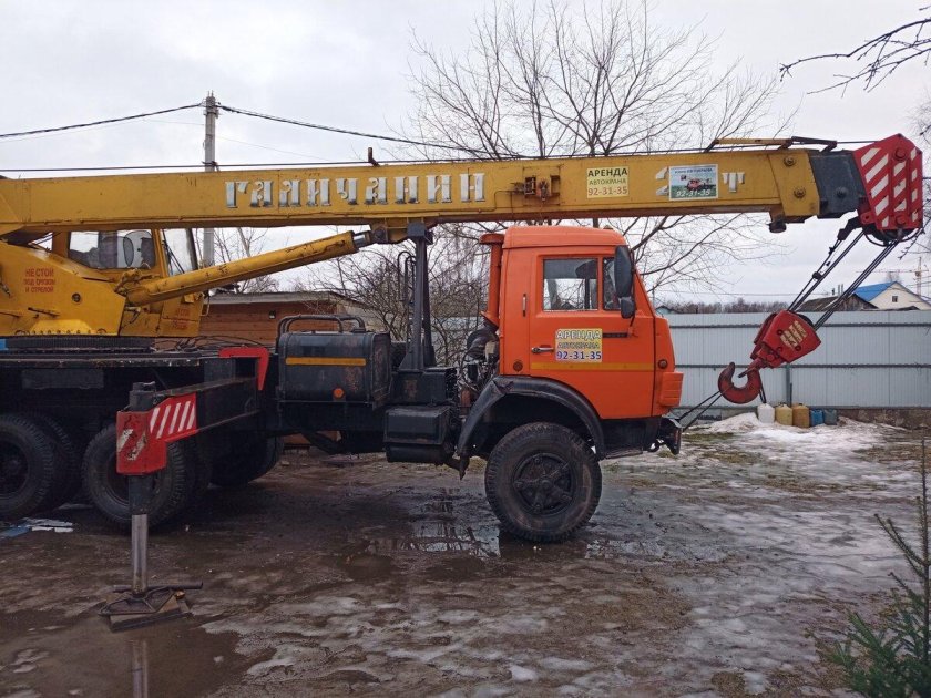 Автокран галичанин 25 тонн