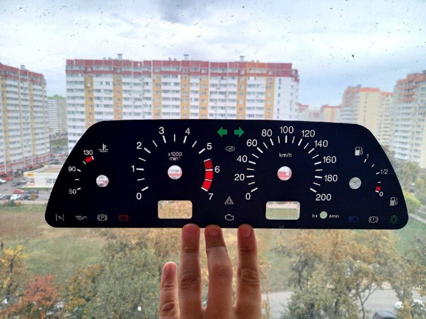 Пересвет приборной панели ваз 2110