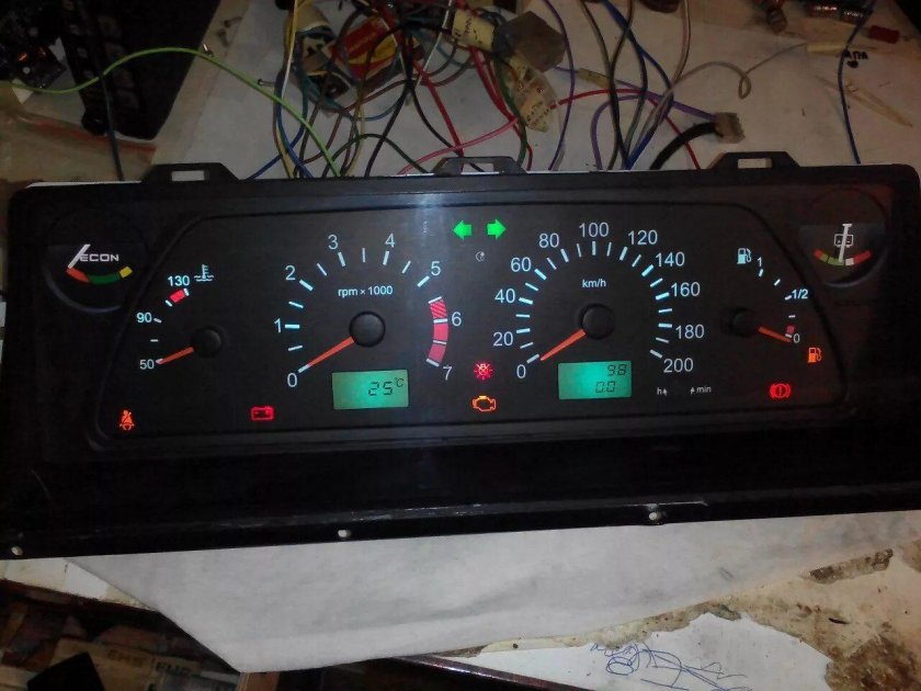 Панель приборов нпваз 2115