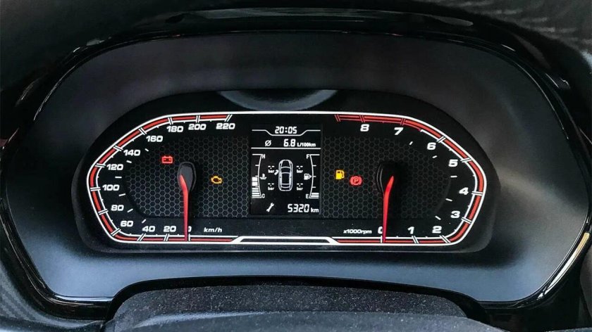 Chery Tiggo 8 Pro приборная панель