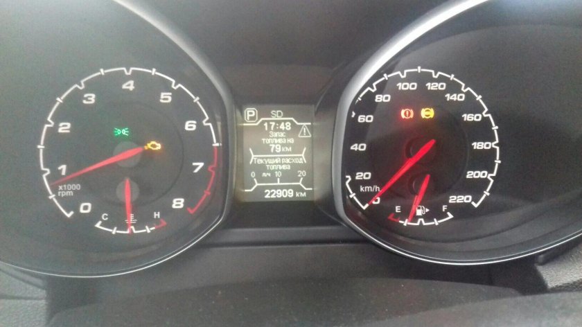 Значки приборной панели черри Тигго т11