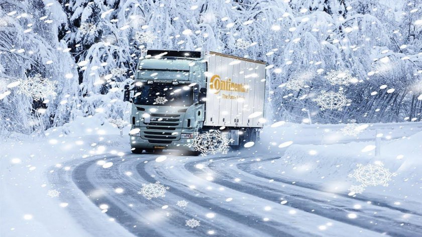 Грузовик зимой