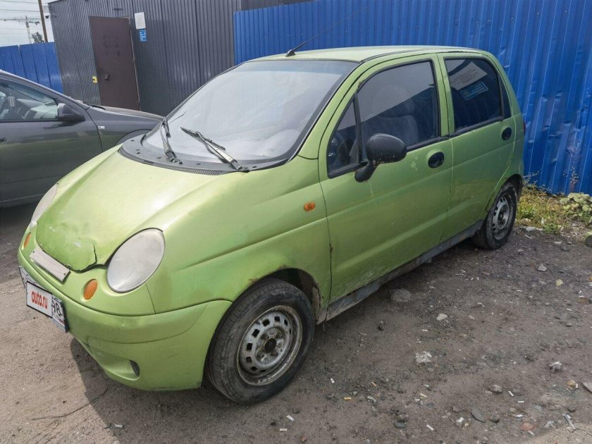 Светло салатовый Дэу Матиз