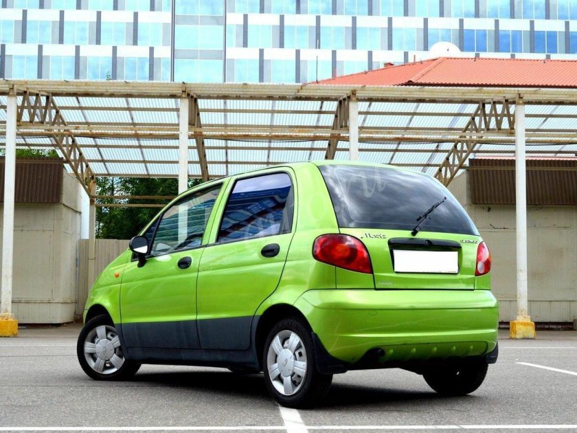 Daewoo matiz 2010 зелёный