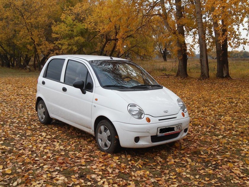Daewoo Matiz белый