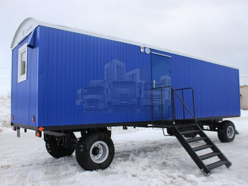 Прицеп-шасси 8574 вагон-дом "Полярис"