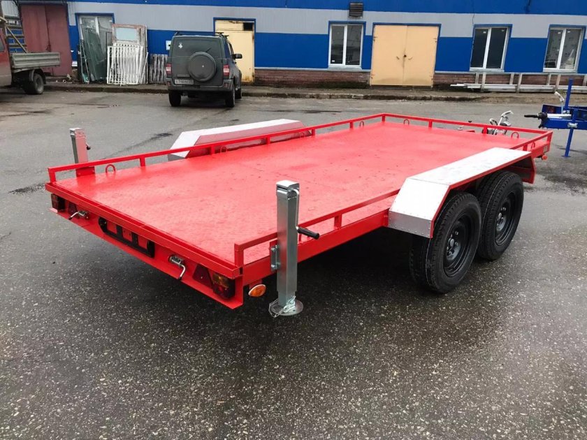 Низкорамный прицеп Unia