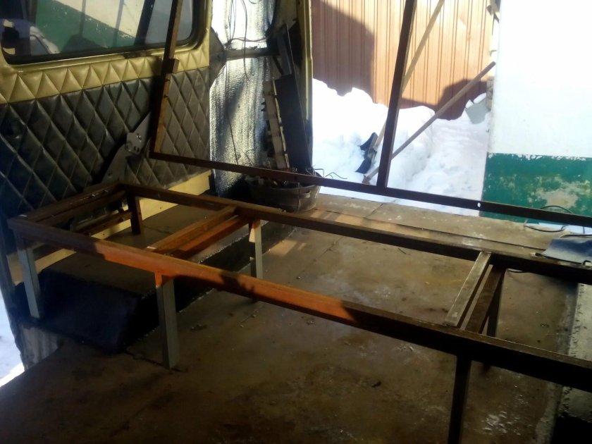 Раскладной салон уаз буханка