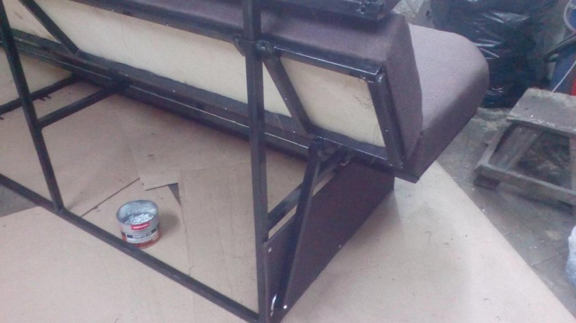 Диван спальник в Газель чертежи