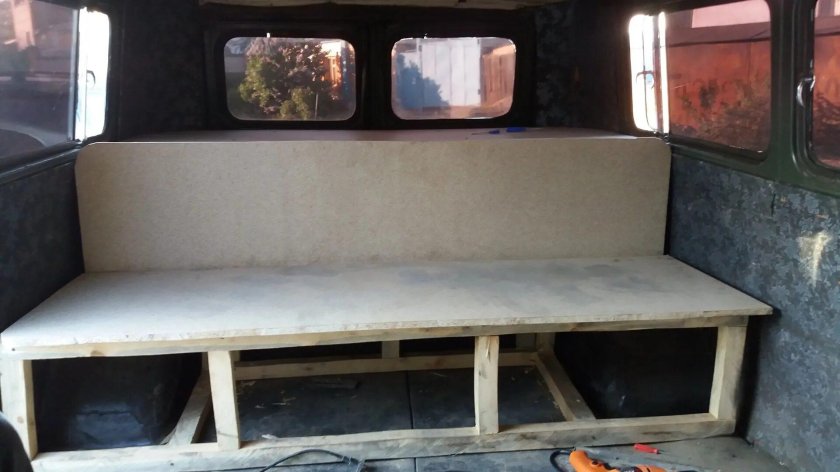 Раскладной задний диван УАЗ Буханка