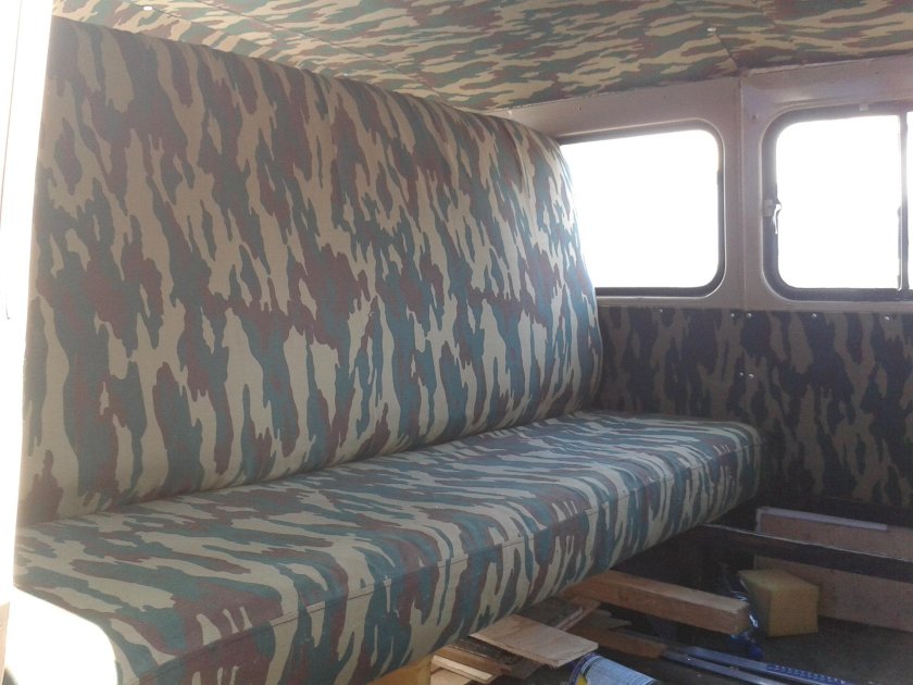 Спальник в УАЗ 2206