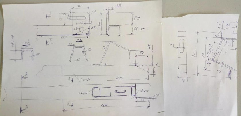 УАЗ 469 чертеж