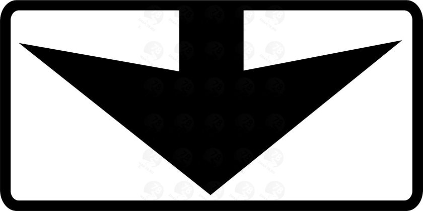 Дорожный знак 8.14 полоса движения