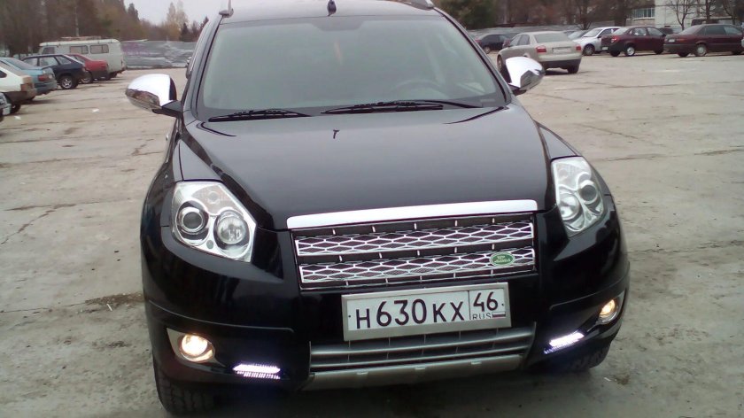 Geely Emgrand x7 реснички