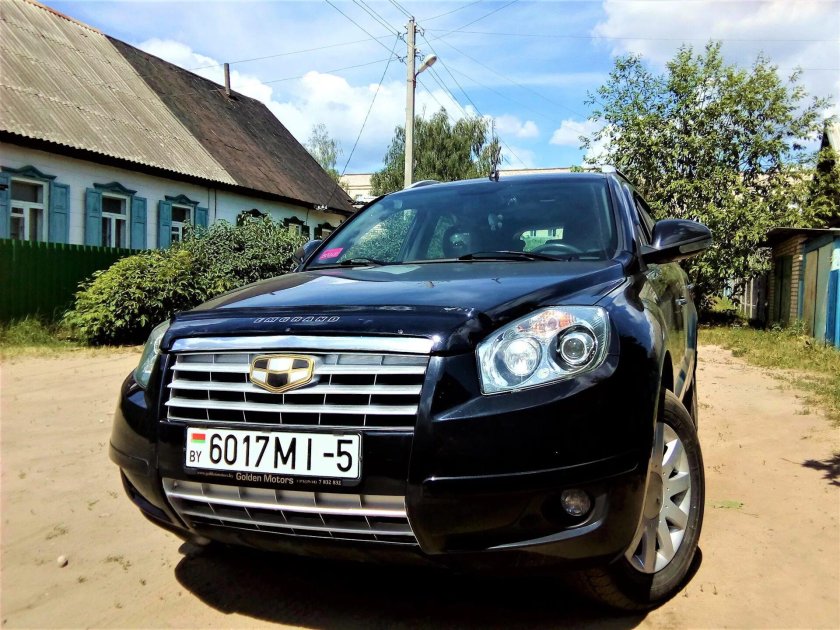 Geely Emgrand x7 реснички
