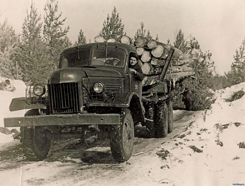 ЗИЛ 151 лесовоз