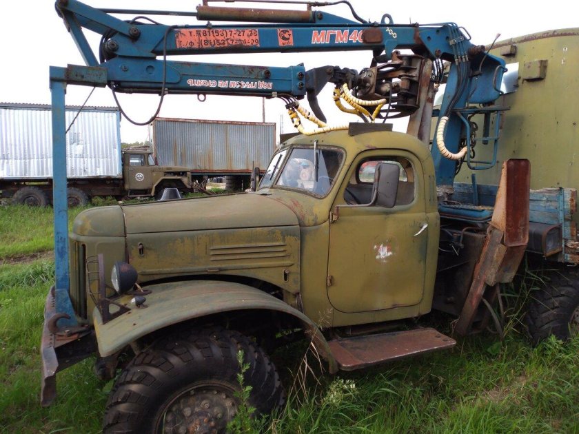 ЗИЛ 157 манипулятор