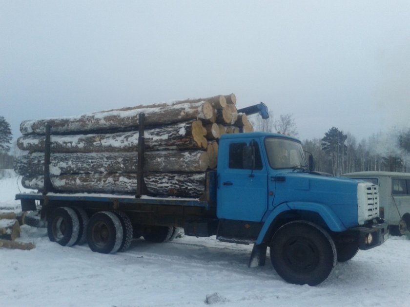 ЗИЛ 133 лесовоз