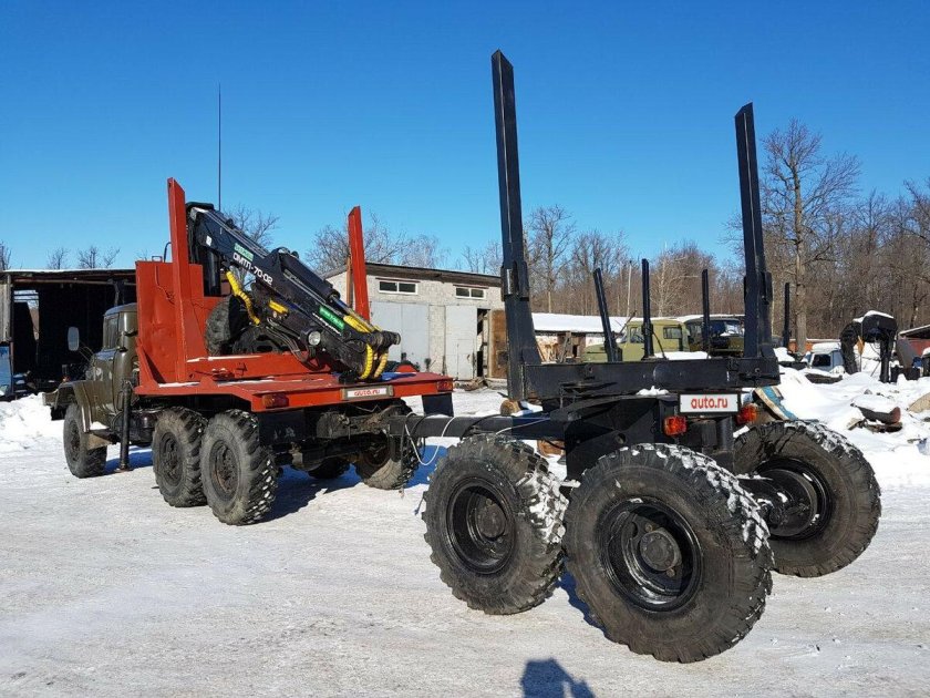 ЗИЛ 131 лесовоз с роспуском