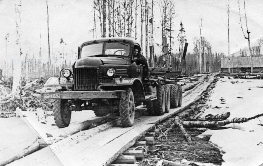 ЗИЛ 151 лесовоз