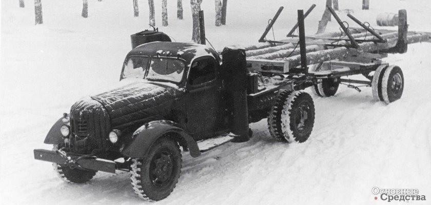 ЗИЛ 164 лесовоз