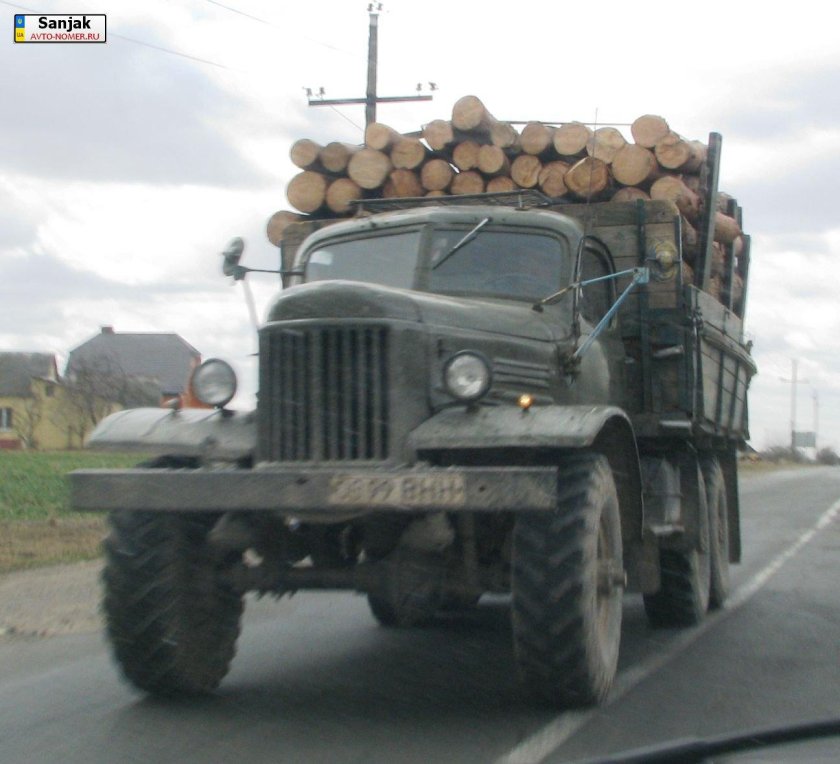 ЗИЛ 157 лесовоз с роспуском