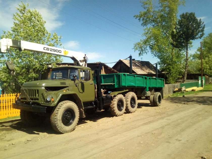 ЗИЛ 131 полуприцеп