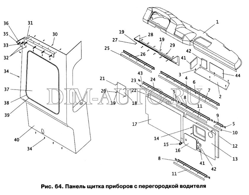 Щиток приборов ПАЗ 32053