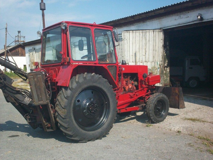 Трактор юмз 6 экскаватор