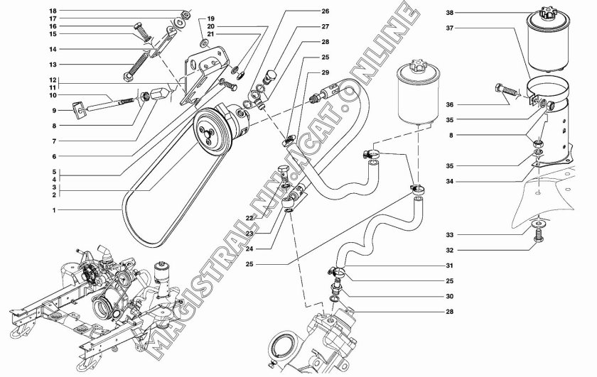 Насос ГУР УАЗ 31519