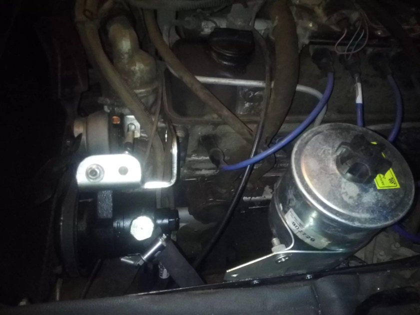 Крепление ГУР на 409 двигатель УАЗ Буханка