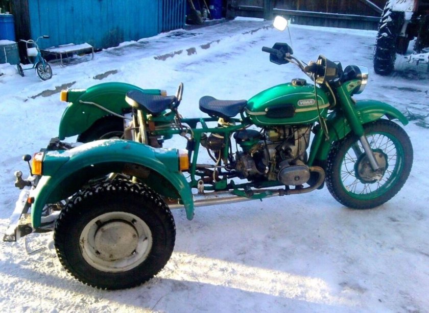 Мотоцикл Урал мотовездеход трицикл