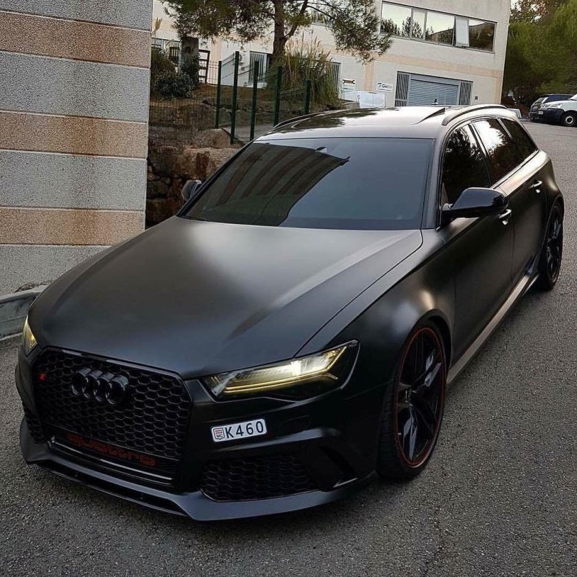 Ауди rs6 черная матовая