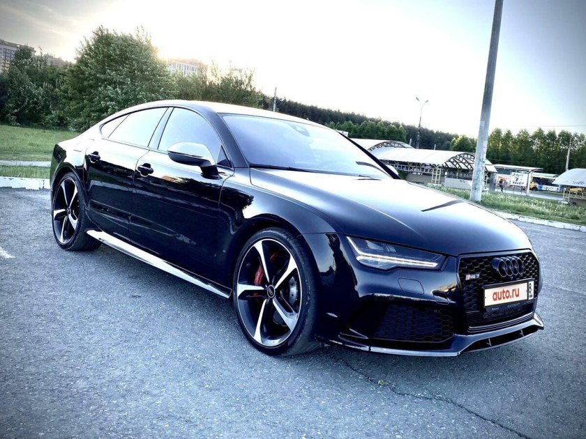 Ауди рс 7 черная