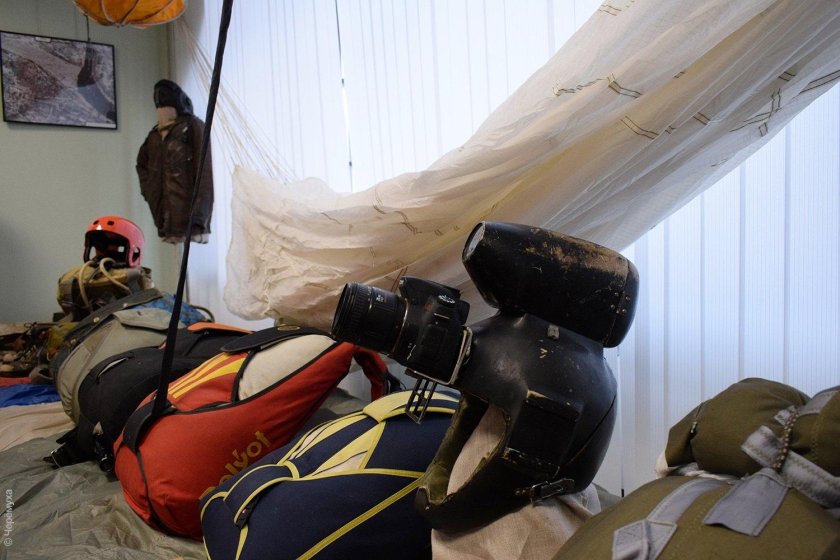 Летчик в снаряжении