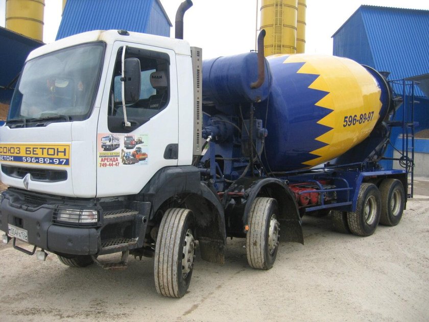 Рено бетономешалка