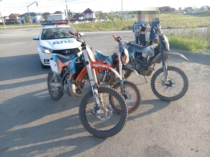 Питбайк авария